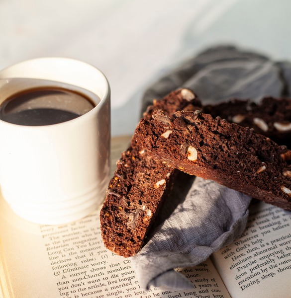 Dark Chocolate & Stout Biscotti