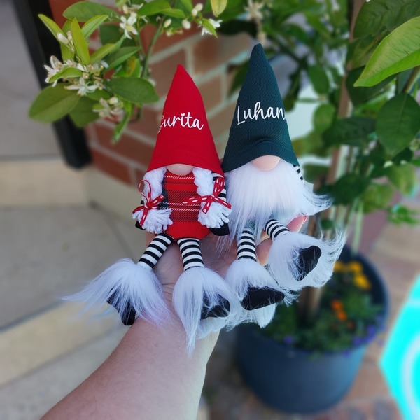 Super Small Personalised Mini Gnomes - with legs