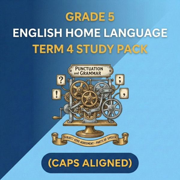 Grade 5 English Home Language Term 4 (CAPS Aligned)
