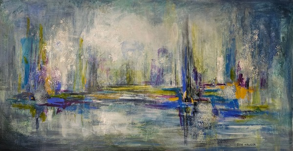 284. Between  Silence and colour  (70 x 140cm)