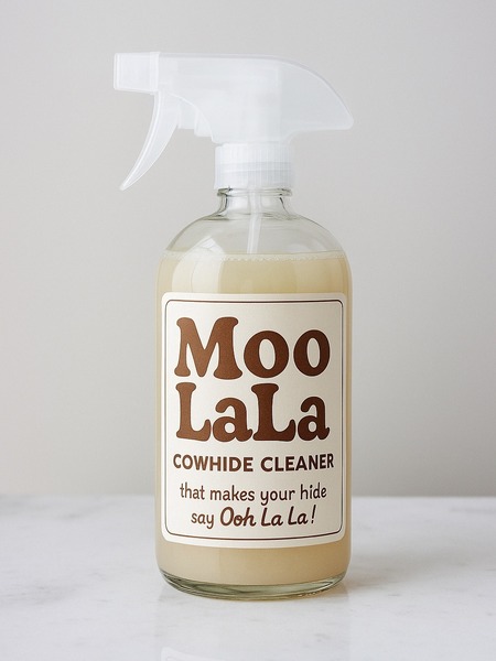 MooLaLa™ Natural Cowhide Cleaner 500ml – Safe, Non-Toxic, and Effective