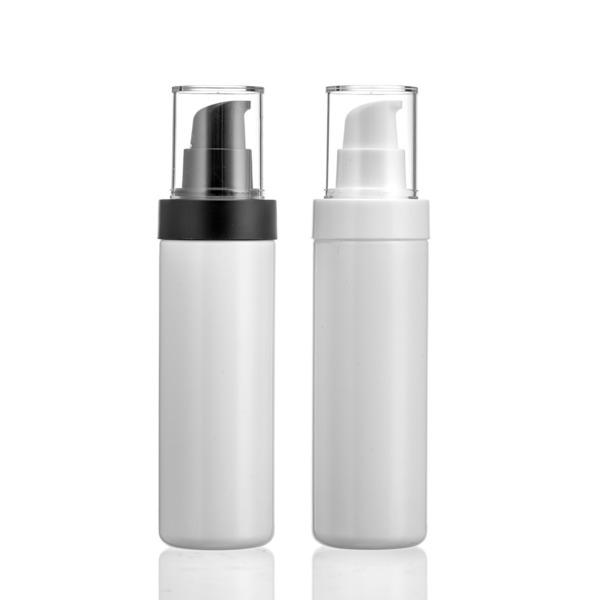 125ml White PET Bottle with Paula Lotion Pump (24/410)