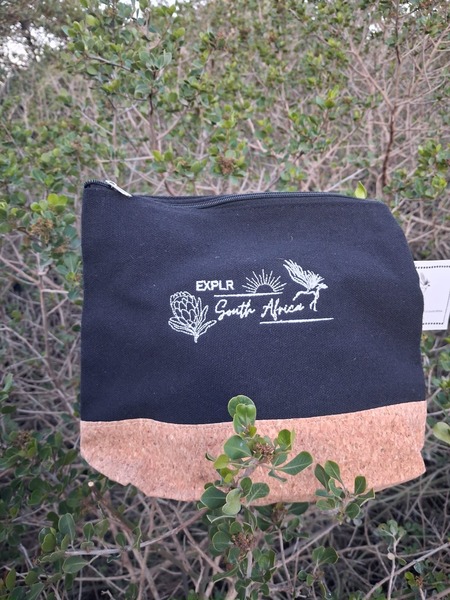 Black & Cork Make-Up Bag
