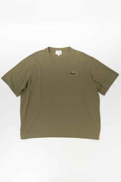 Lacoste Unisex Boxy Fit Tshirt Khaki