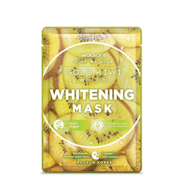Watsons Love My Glow Gold Kiwi Whitening Mask