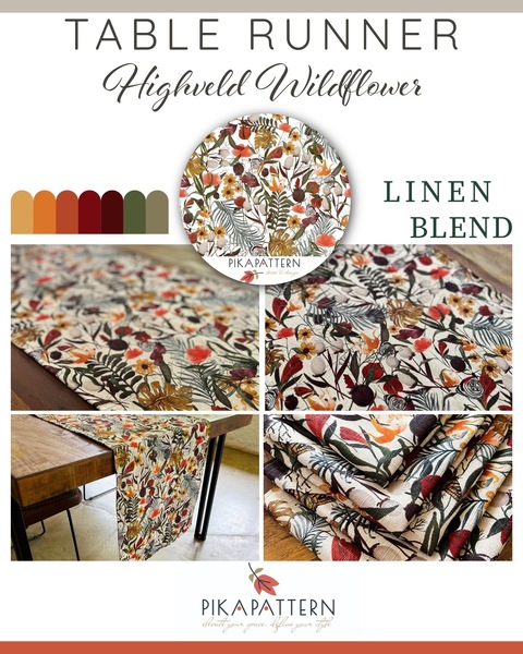 Highveld Wildflower – Custom Table Linen & Scatter Cushions