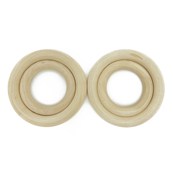 Wooden Rings | Macrame, Crochet, Recycled Cotton, Eco Cotton, Twine ...