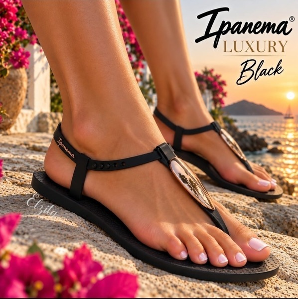Ipanema Luxury Black (Size 4,5,6,7,8,9)