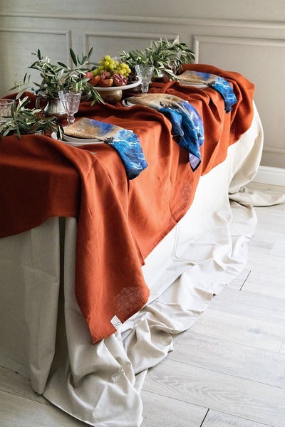 Sunset Clay Tablecloths