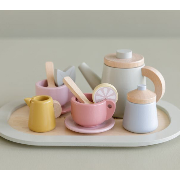 Little Dutch Wooden Tea Set - Spring Flowers | Little Favourites ...