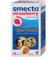 SMECTA 3G SACHETS STRAWBERRY - 10