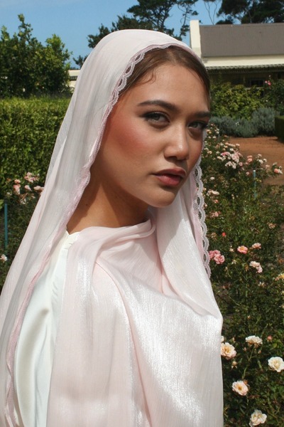 Pink Mosaic Lace