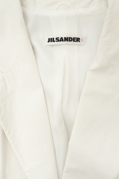 JIL SANDER Vintage Pure Cotton Single Breasted Textured Blazer
