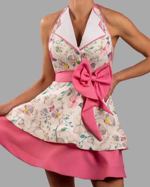 Pink Blush Orchid Apron