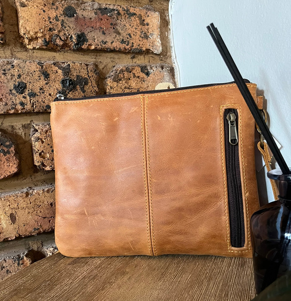 Front Zipper Crossbody Bag (Large)