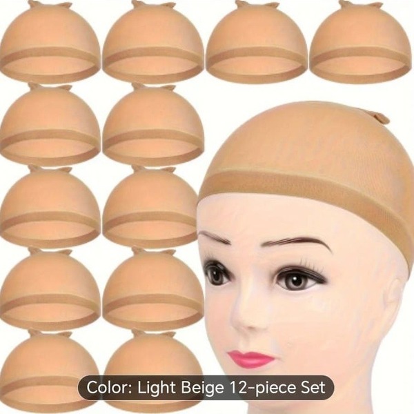 Stretch nylon wig caps