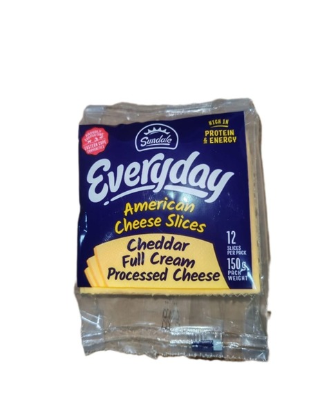 150g -12 x Slice on slice American full Cream Cheddar