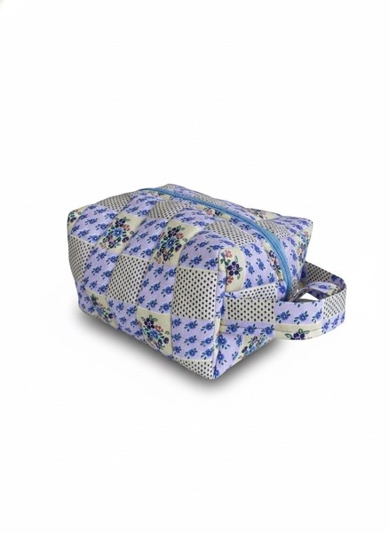 Lavender Dot Cosmetic Bag