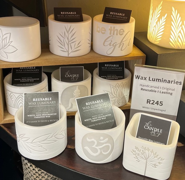 Small Unpackaged Wax Luminaries