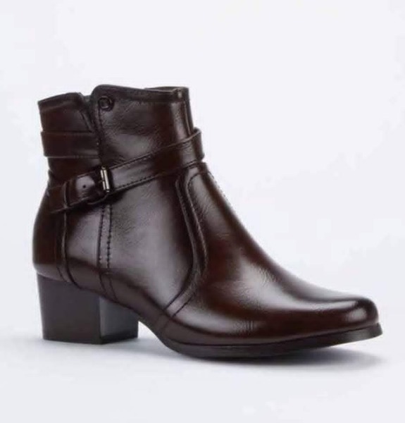 Pierre Cardin - Classic Ankle - Brown (Size 7 & 8 )