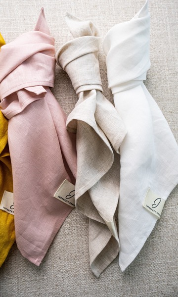 Blush Pink - Linen Napkins