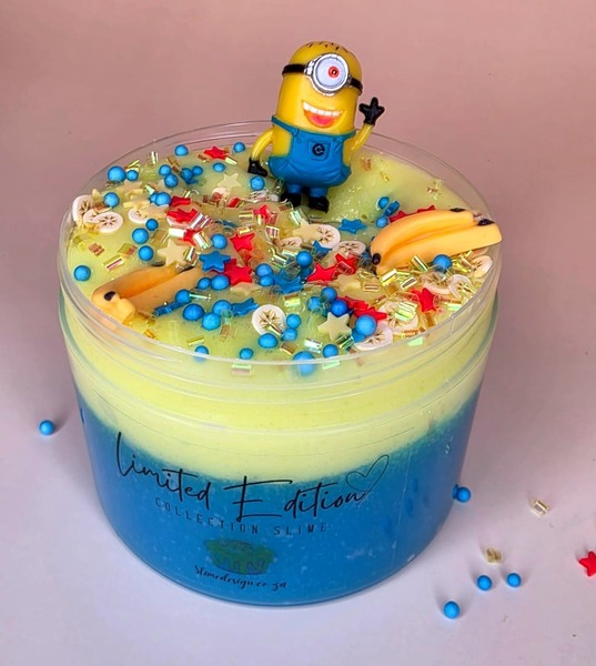 250 ml Decorating Kit: Clear blue & Yellow Butter (Bananarama)
