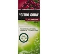 CITRO-SODA GRANULES CRANBERRY - 120G