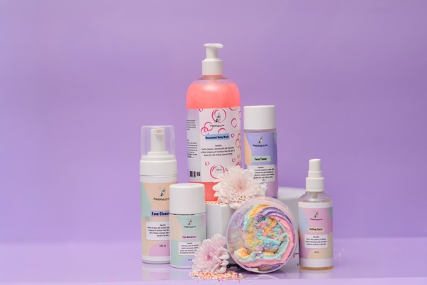 4 Facial Products + Unscented Body Butter & Wash