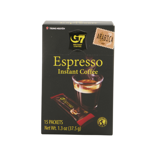 G7 Espresso Instant Coffee 15 Sticks Instant expresso anywhere