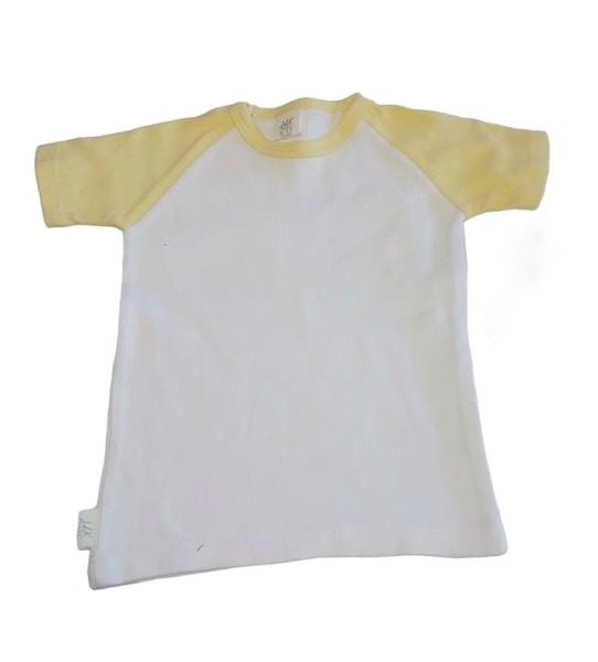 Raglan Sleeve Lt Yellow Tshirt Knit Fabric