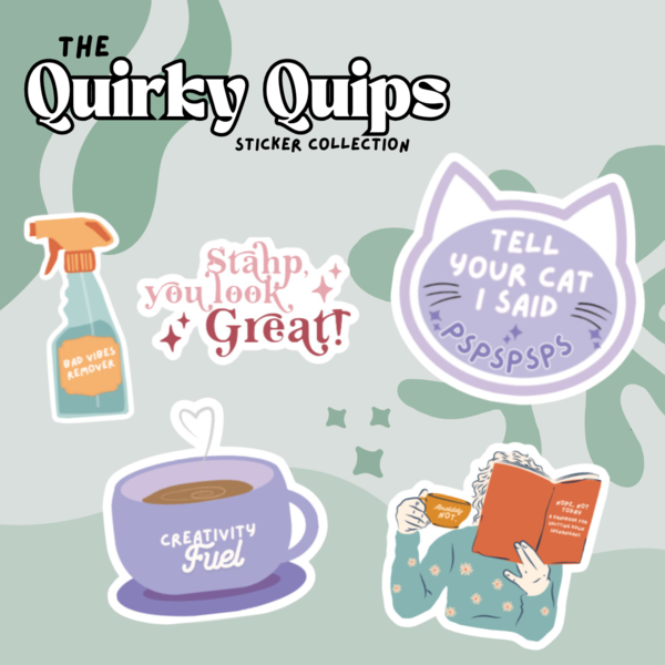 The Quirky Quips - Sticker Collection