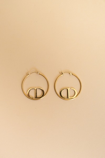 Gold Plated Hoops