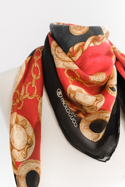 Paolo Gucci Silk Scarf