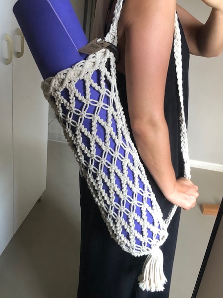 Macramé Yoga Mat Carry Bag
