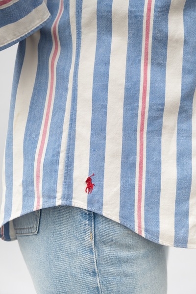 Vintage Ralph Lauren Striped Thick Cotton Shirt