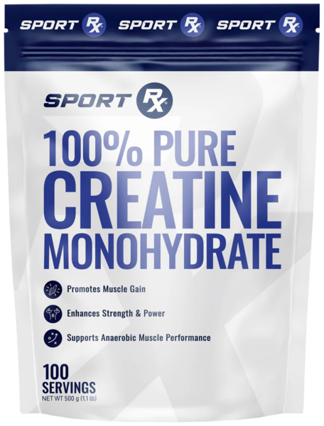 100% Pure Creatine Monohydrate (500g) 100 servings.