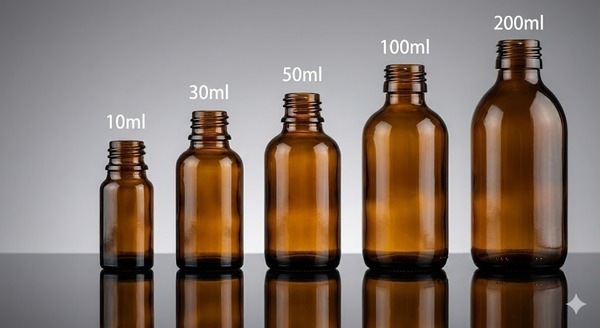Amber Glass Bottle