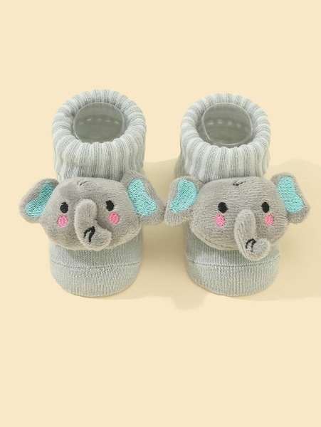 Cute Elephant with rosy cheeks baby socks