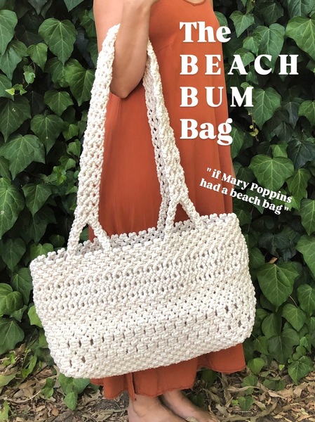 Macramé Beach Bags - Unlined