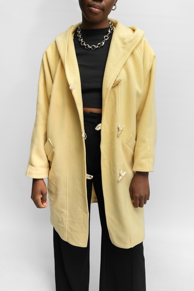 Yellow Wool Coat
