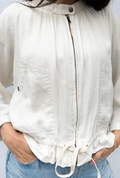 ISABEL MARANT Etoile Vintage Linen Blend Light Jacket