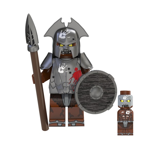 Uruk-hai Orc - Sield and Spear