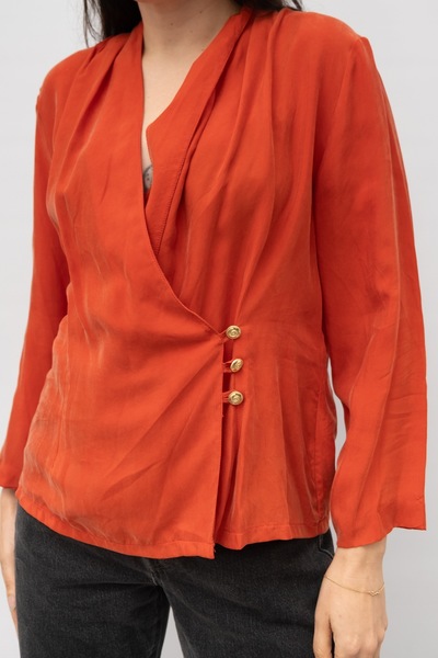 Pure Silk Vintage Blouse