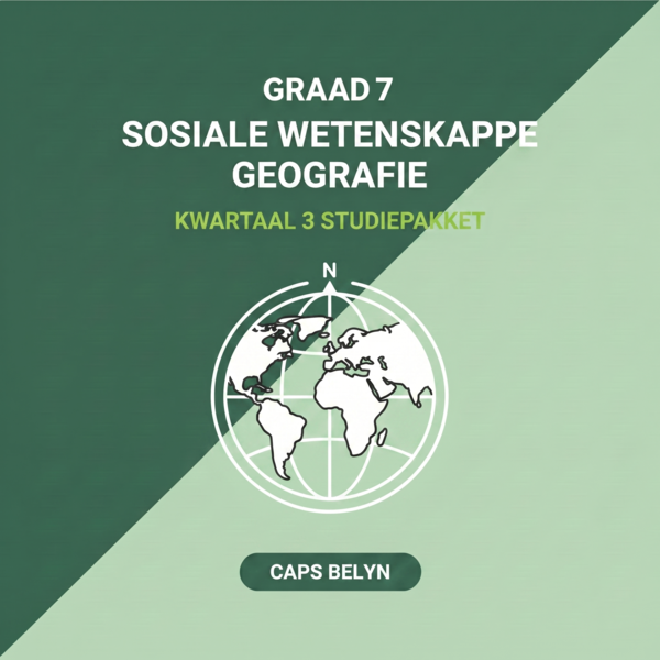 Graad 7 Sosiale Wetenskappe: Geografie Kwartaal 3 (CAPS Belyn)