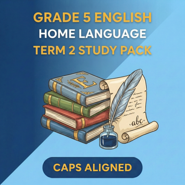 Grade 5 English Home Language Term 2 Study Pack (CAPS Aligned)