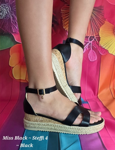 Miss Black ~ Steffi 4 ~ Black (Sizes 4, 5, 6, 7, 8)