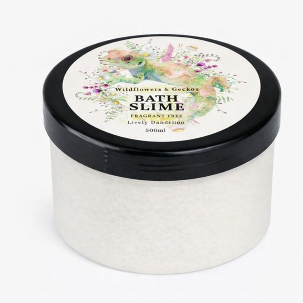 Wildflowers & Geckos Bath Slime Body Wash Fragrant Free 500ml