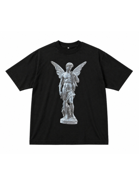 Blue Fairy Black Streetwear tee