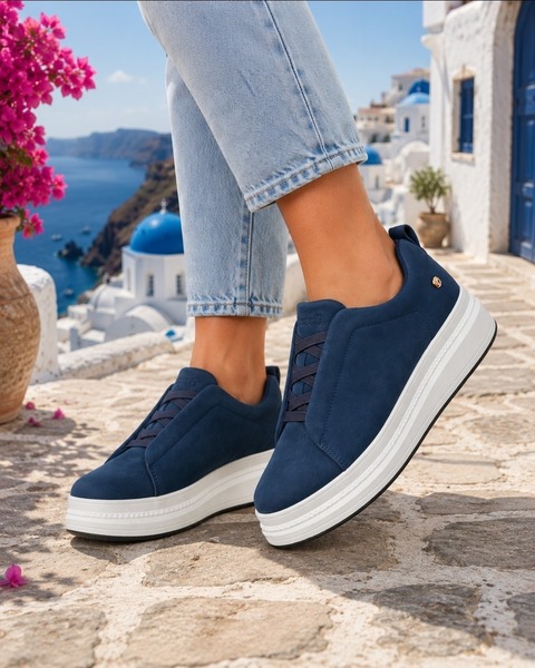 Butterfly Feet ~ Senhora 22 ~ Navy (Size 4, 5, 6, 7, 9)
