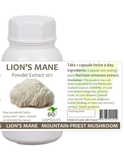 Lion's Mane Extract 10:1 (Capsules)